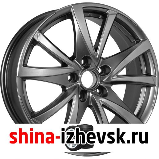 Колесный диск КиК Игуана 6.5xR16 4×98 ET30 DIA67.1 темно-серый в Ижевске